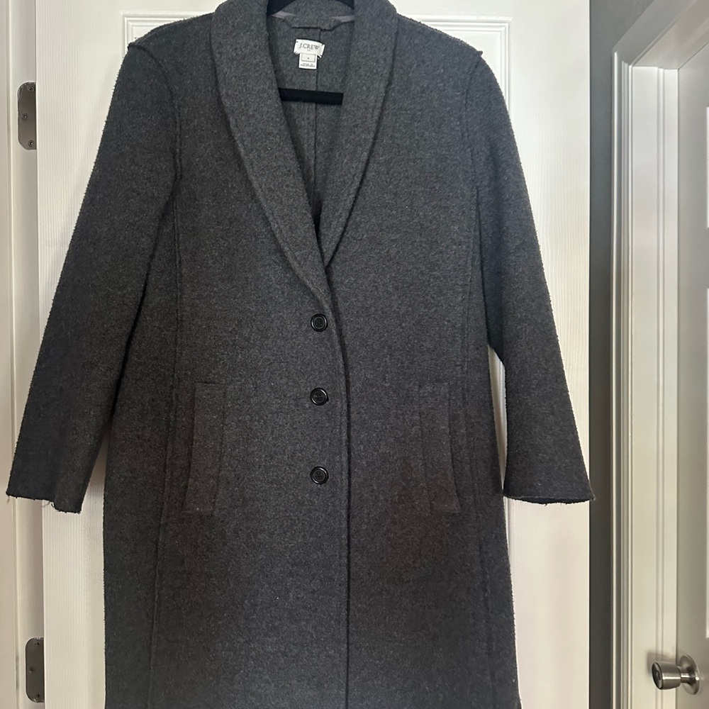 J. Crew Charcoal Peacoat